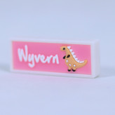 پاک کن فانتزی دایناسور طرح Wyvern