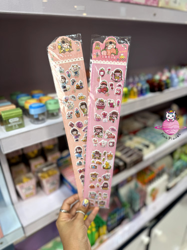 استیکر برجسته دختر