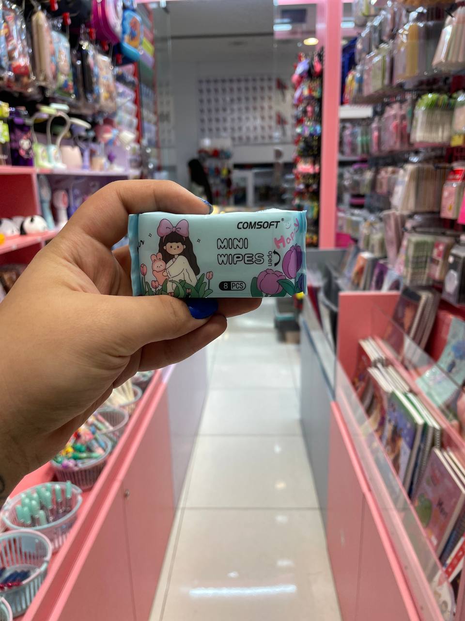 دستمال مرطوب طرح دختر