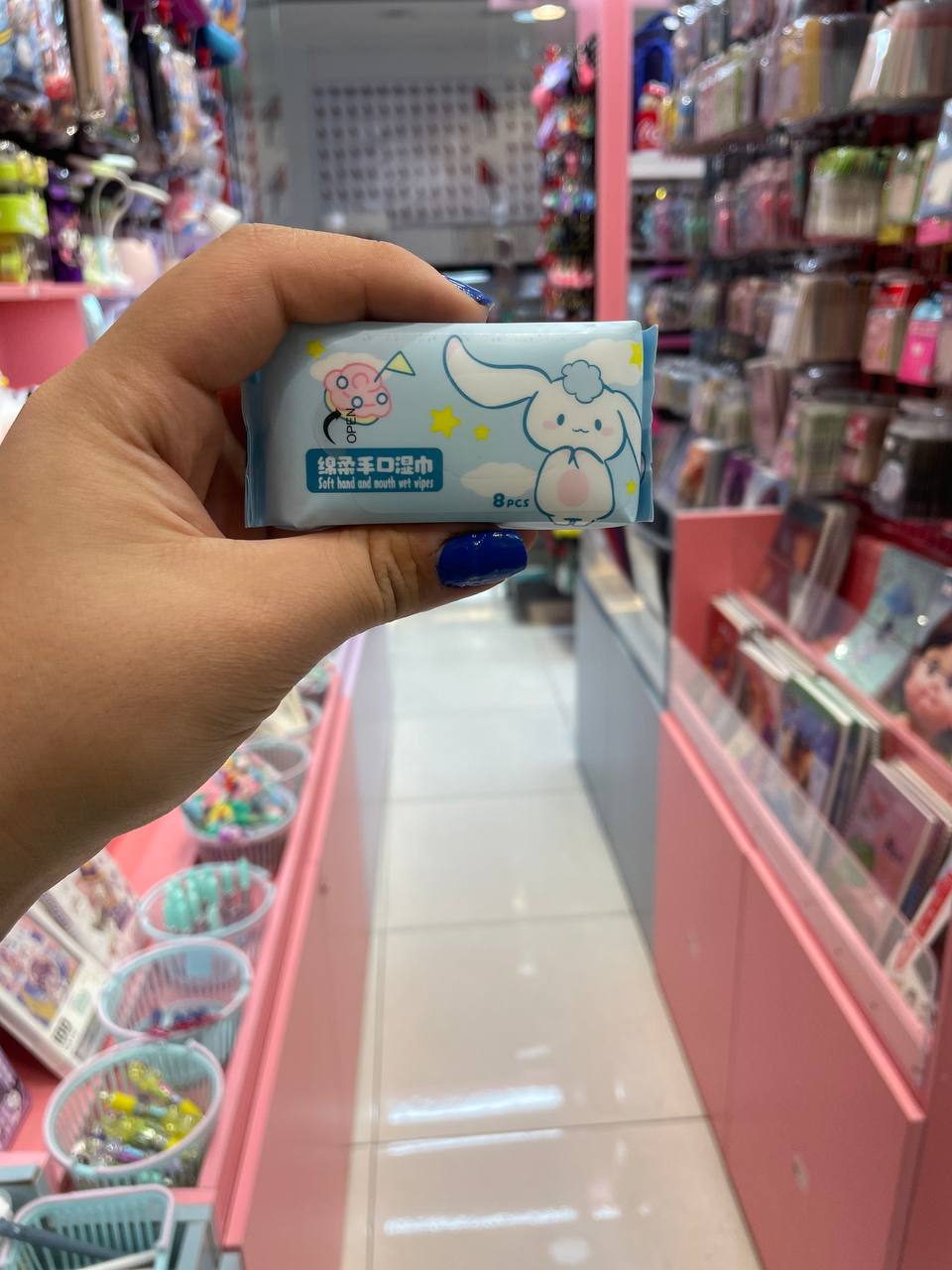 دستمال مرطوب طرح سینامارول