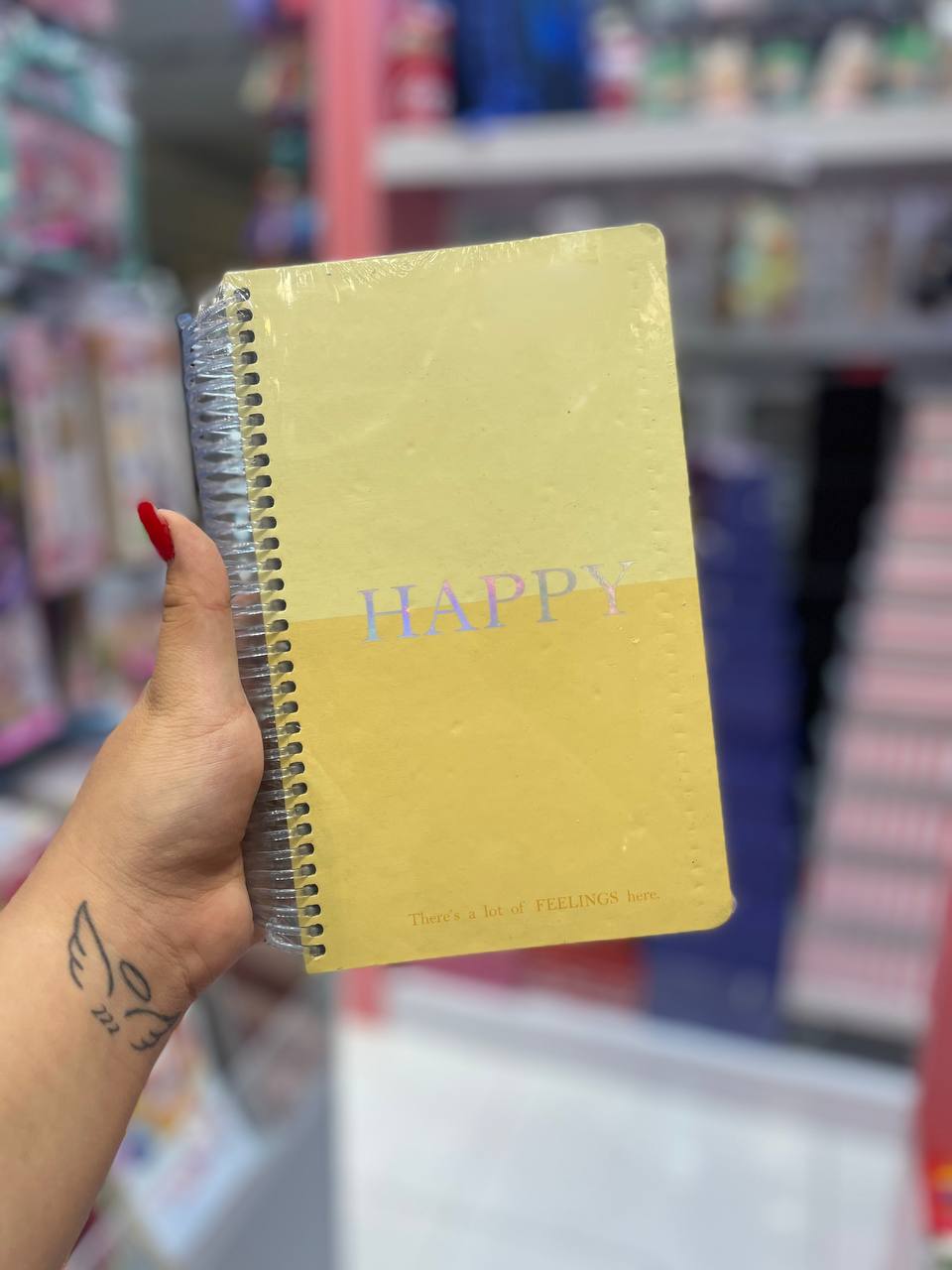 دفتریادداشت مدل happy