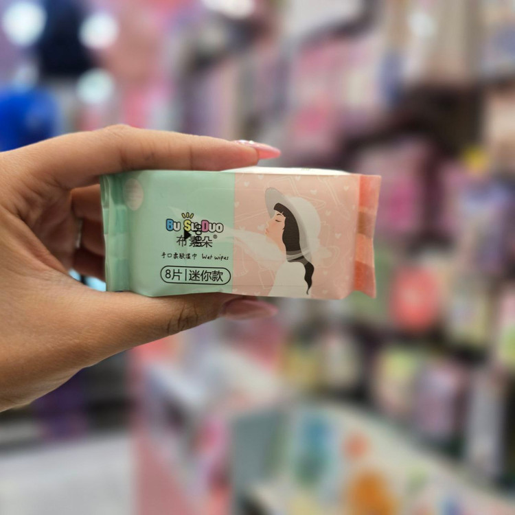 دستمال مرطوب طرح دختر