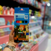 مداد رنگی طرح مانکرافت ۱۲ عددی (وارداتی)