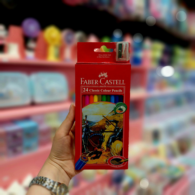 مدادرنگی فابرکاستل ۲۴ عددی اورجینال