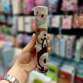 مداد رنگی قوطی فلزی طرح لبوبو ۱۲ عددی