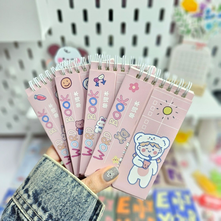 دفترچه لغات طرح فانتزی