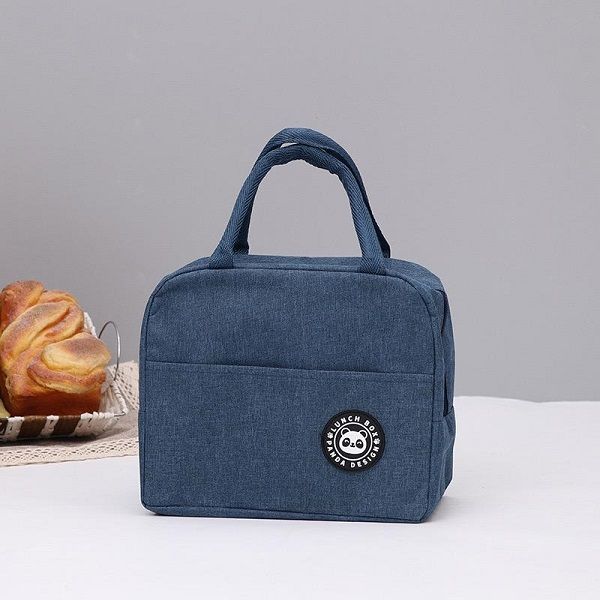 کیف ظرف غذا برزنت ساده (لانچ باکس)