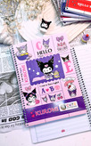 دفتر مشق زبان ۶۰ برگ طرح کرومی
