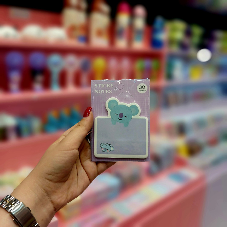 استیک نوت شخصیت BT 21