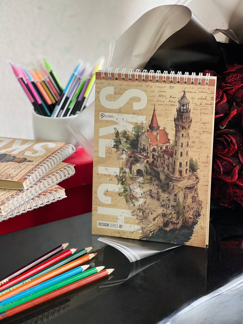 دفتر طراحی سری دیزاین 📔  ۴۰ برگ
