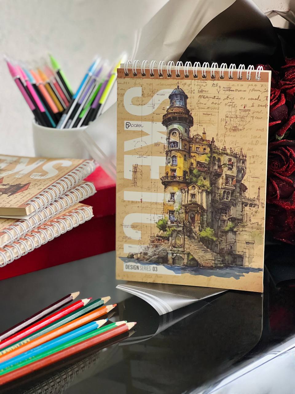 دفتر طراحی سری دیزاین 📔  ۴۰ برگ