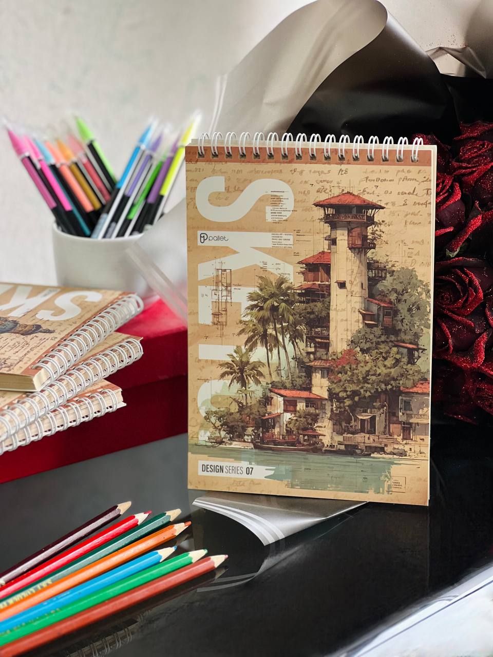 دفتر طراحی سری دیزاین 📔  ۴۰ برگ
