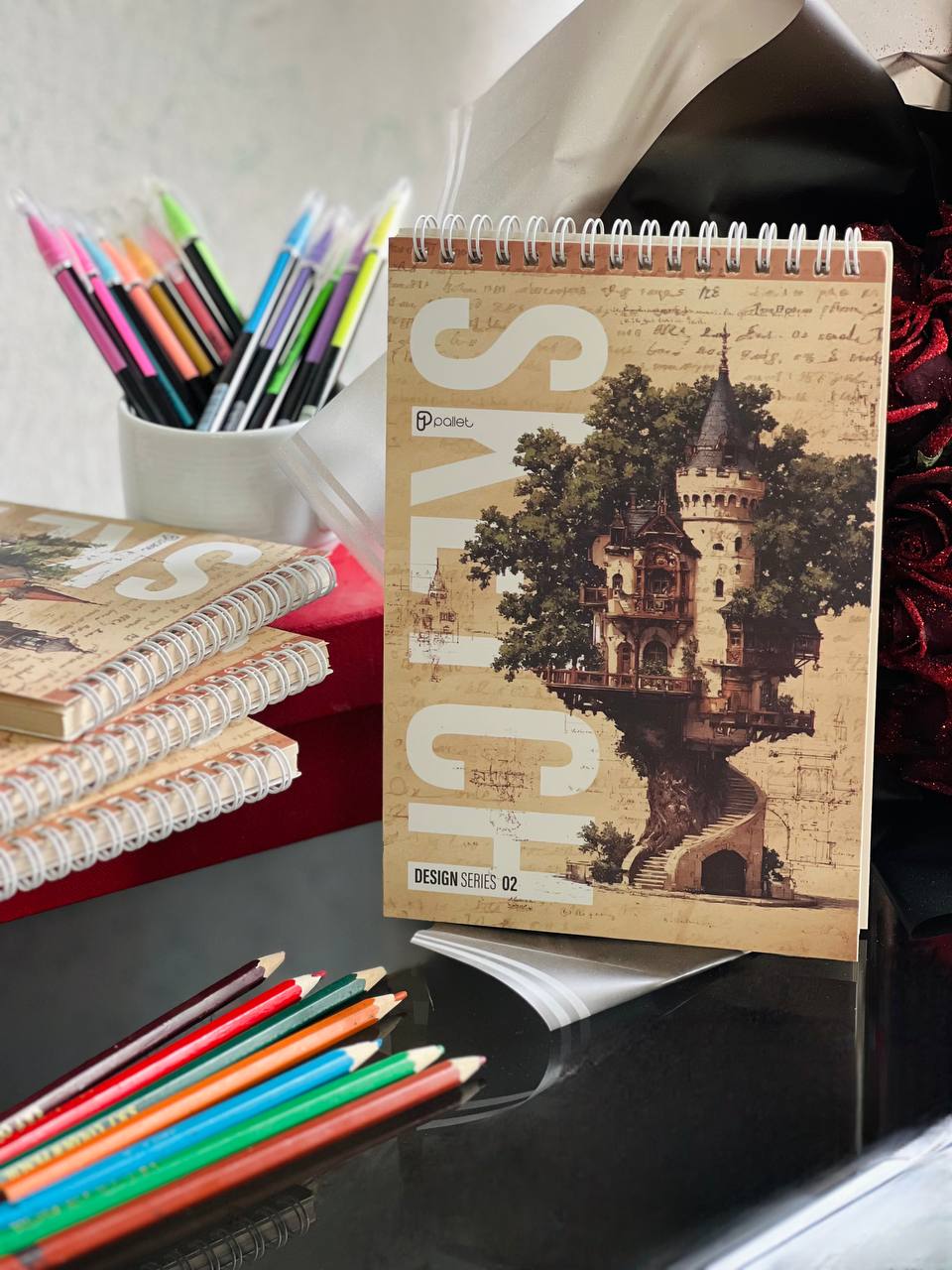 دفتر طراحی سری دیزاین 📔  ۴۰ برگ