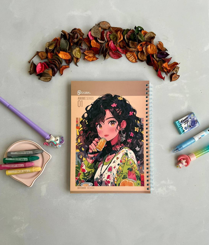 دفتر مشق انیمه ای ۱۰۰ برگ